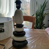 Lamp in ceramique 6 rollers