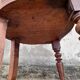 Fauteuil de bureau Louis Philippe en chêne