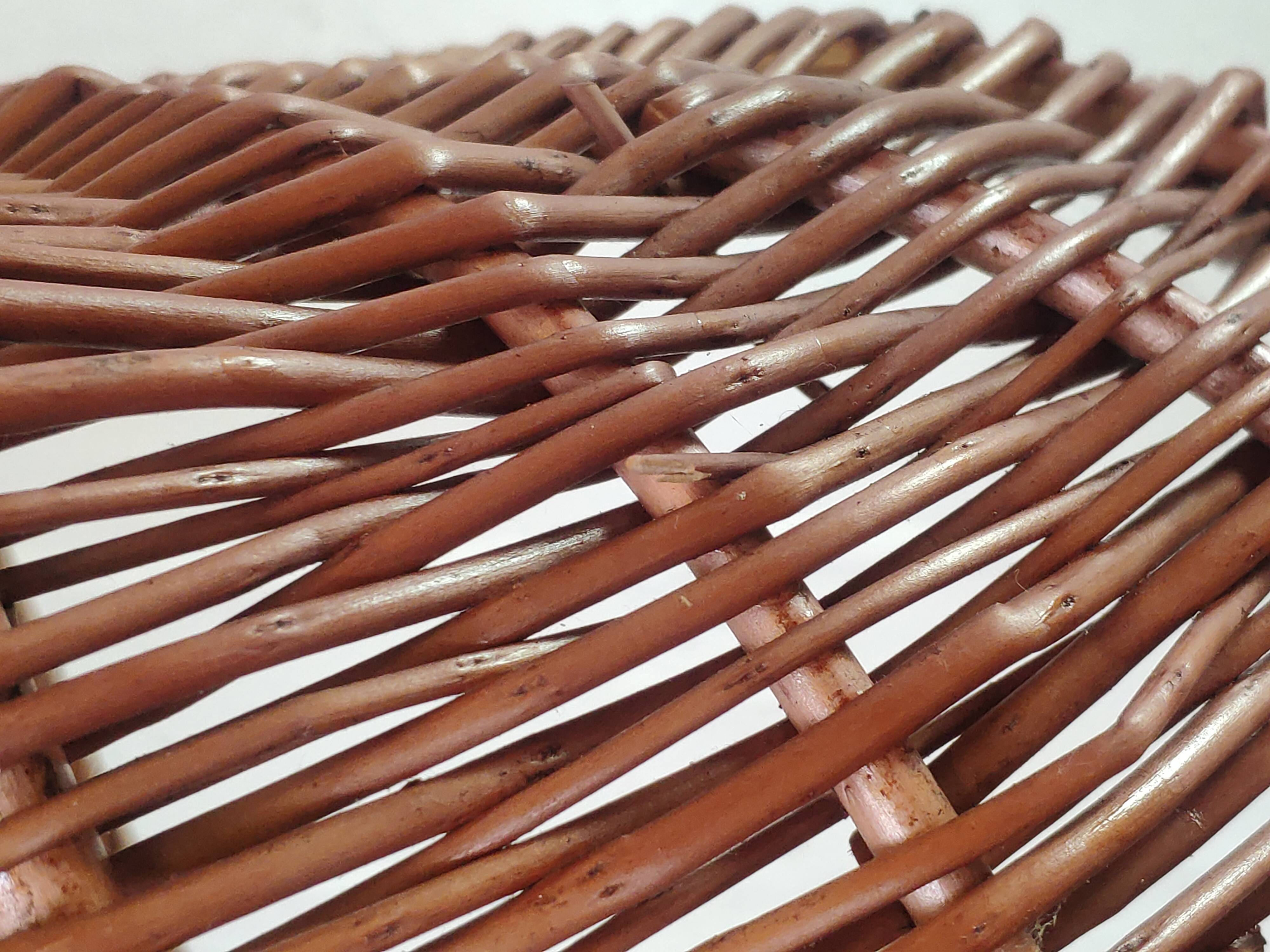 Vintage wicker basket