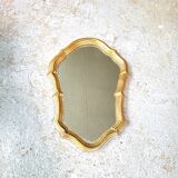 Small gilded mirror baroque 1960