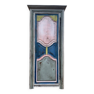 Bonnetière un vantail – Chêne massif polychrome