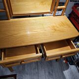 Vintage rattan dressing table