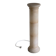 Alabaster column pedestal floor lamp | Italy | 1980s