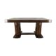 Massive and expandable art deco brutalist table