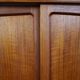 Scandinavian sideboard with sliding doors and drawers - teak