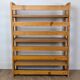 Folding bookcase shelf