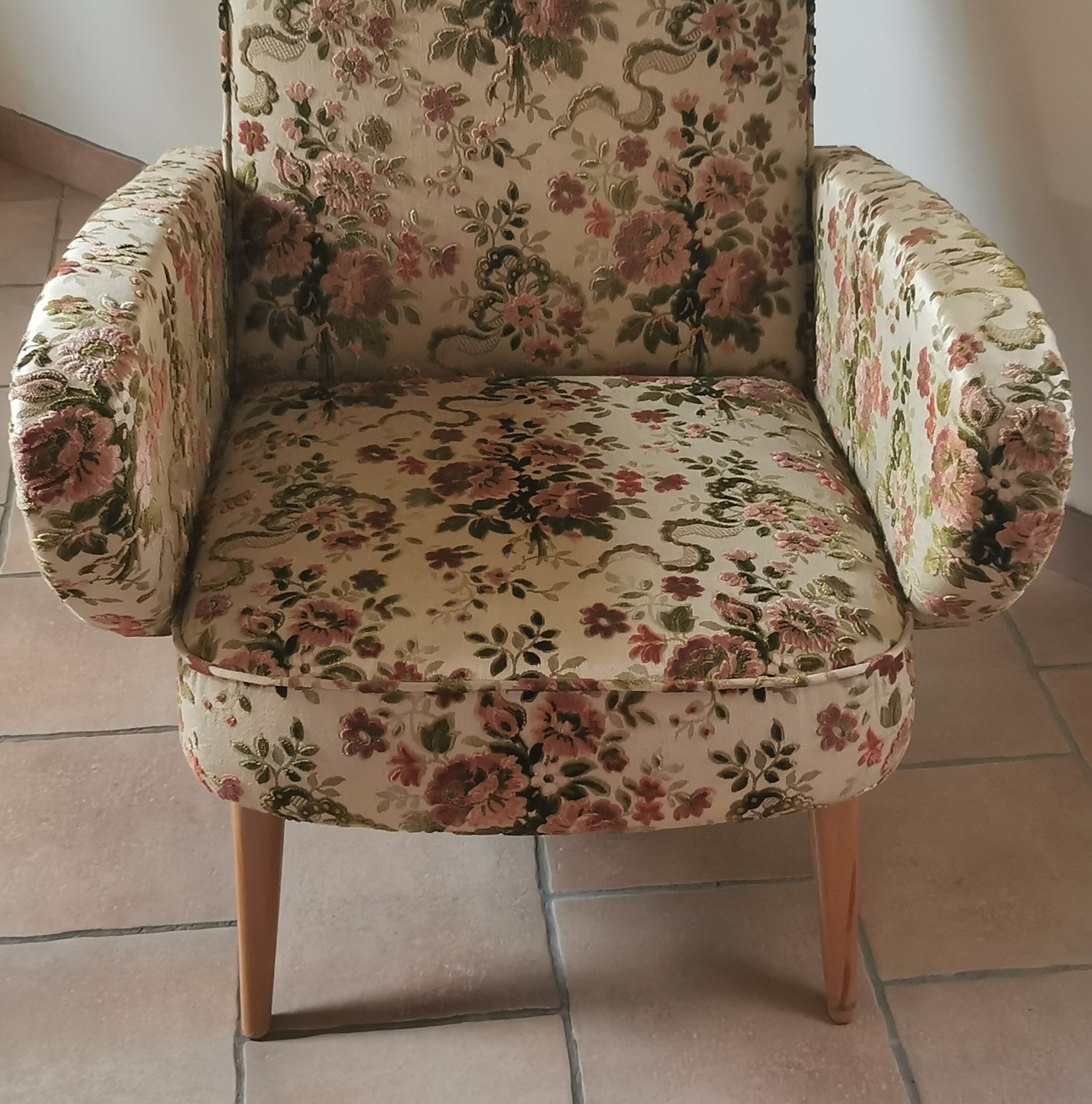 Pair of armchairs 50s/60s