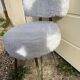 Chaise moumoute vintage