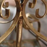 Glass and brass suspension