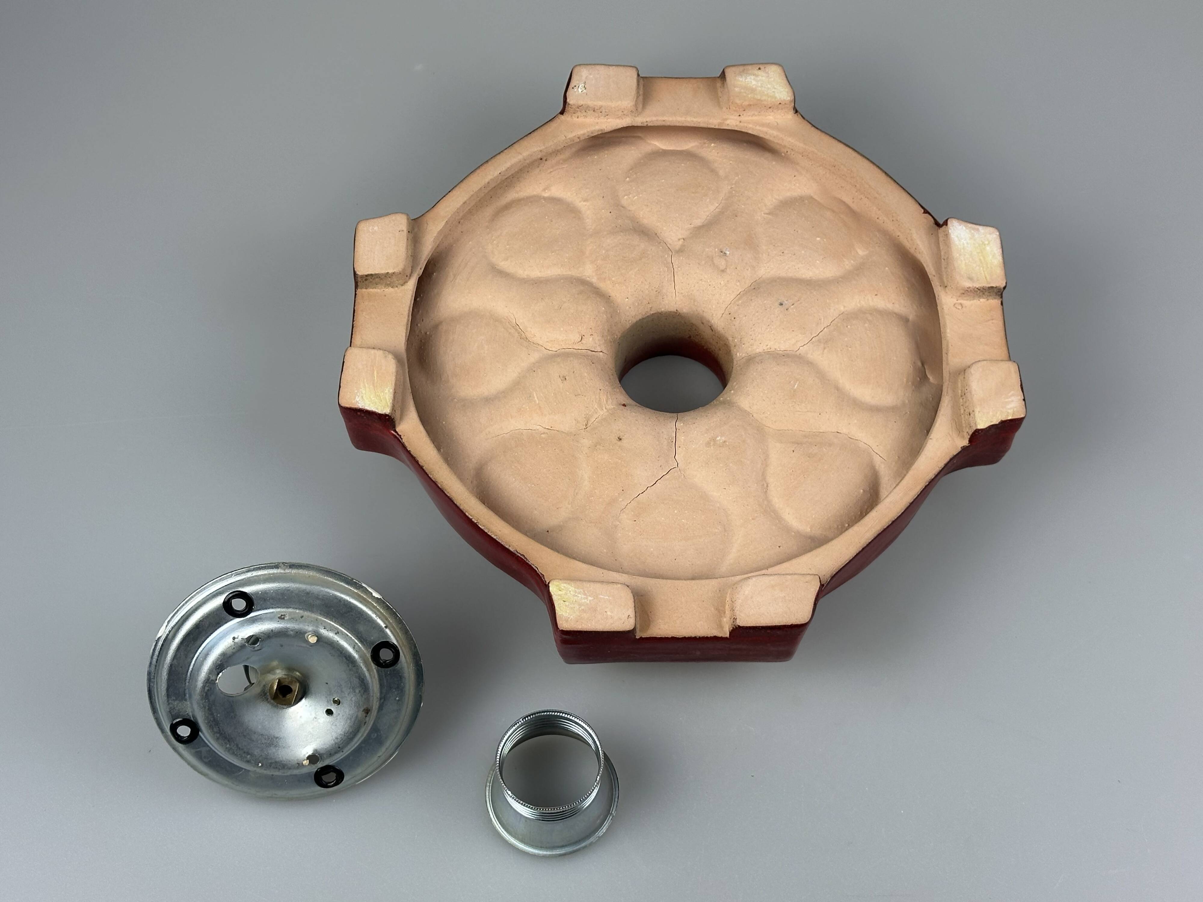 1960s/1970s Ceramic Wall Sconce, Mid-Century Space Age Design