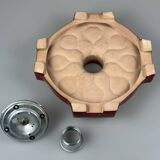 1960s/1970s Ceramic Wall Sconce, Mid-Century Space Age Design