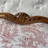 Pink Jouy bed