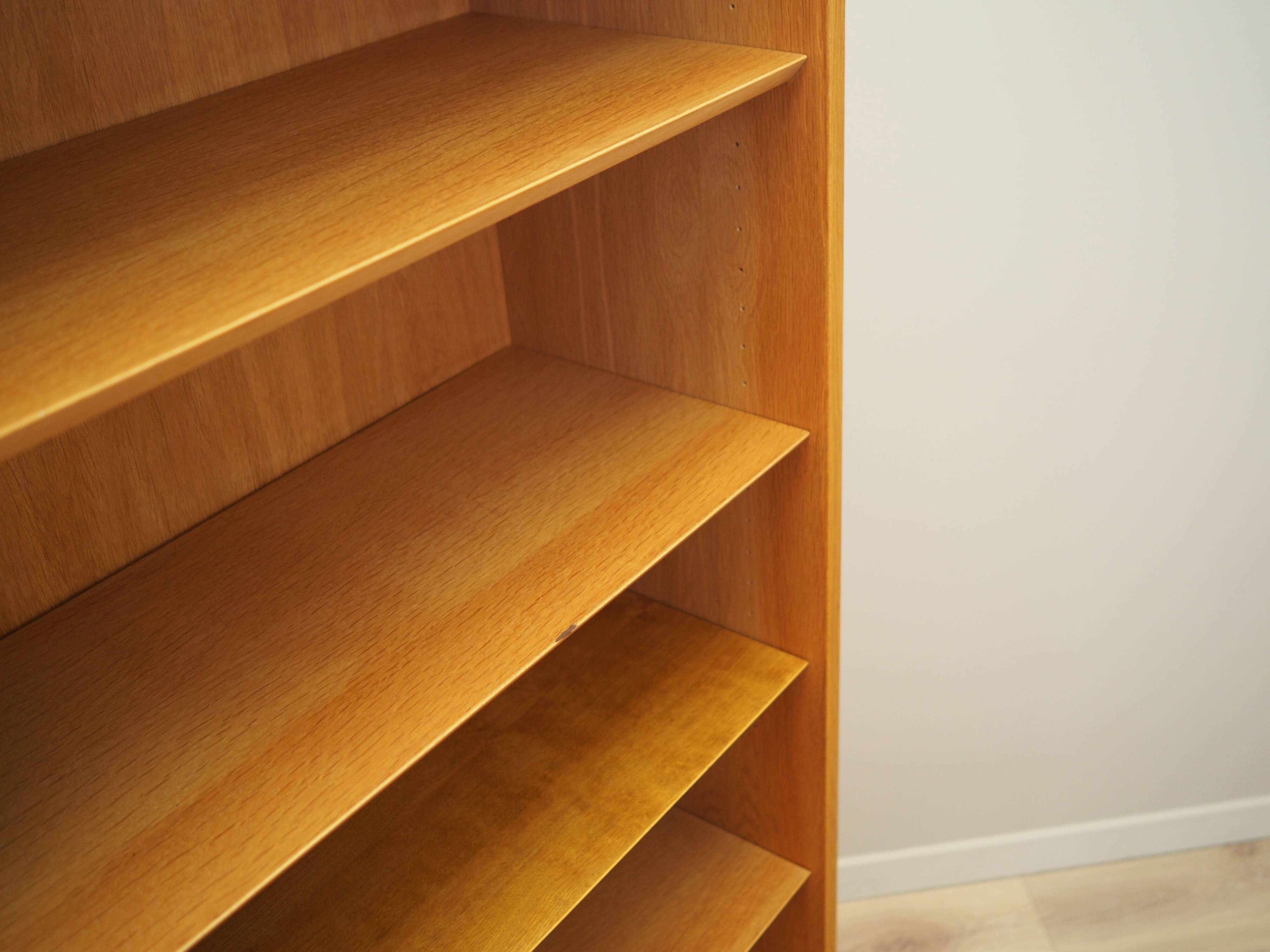 Ash bookcase, Danish design, 1970s, production: Hundevad
