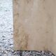 70s travertine and smoked glass designer coffee table