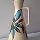 West Germany vase, carafe, vintage pitcher