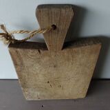 Old wooden cutting board, log