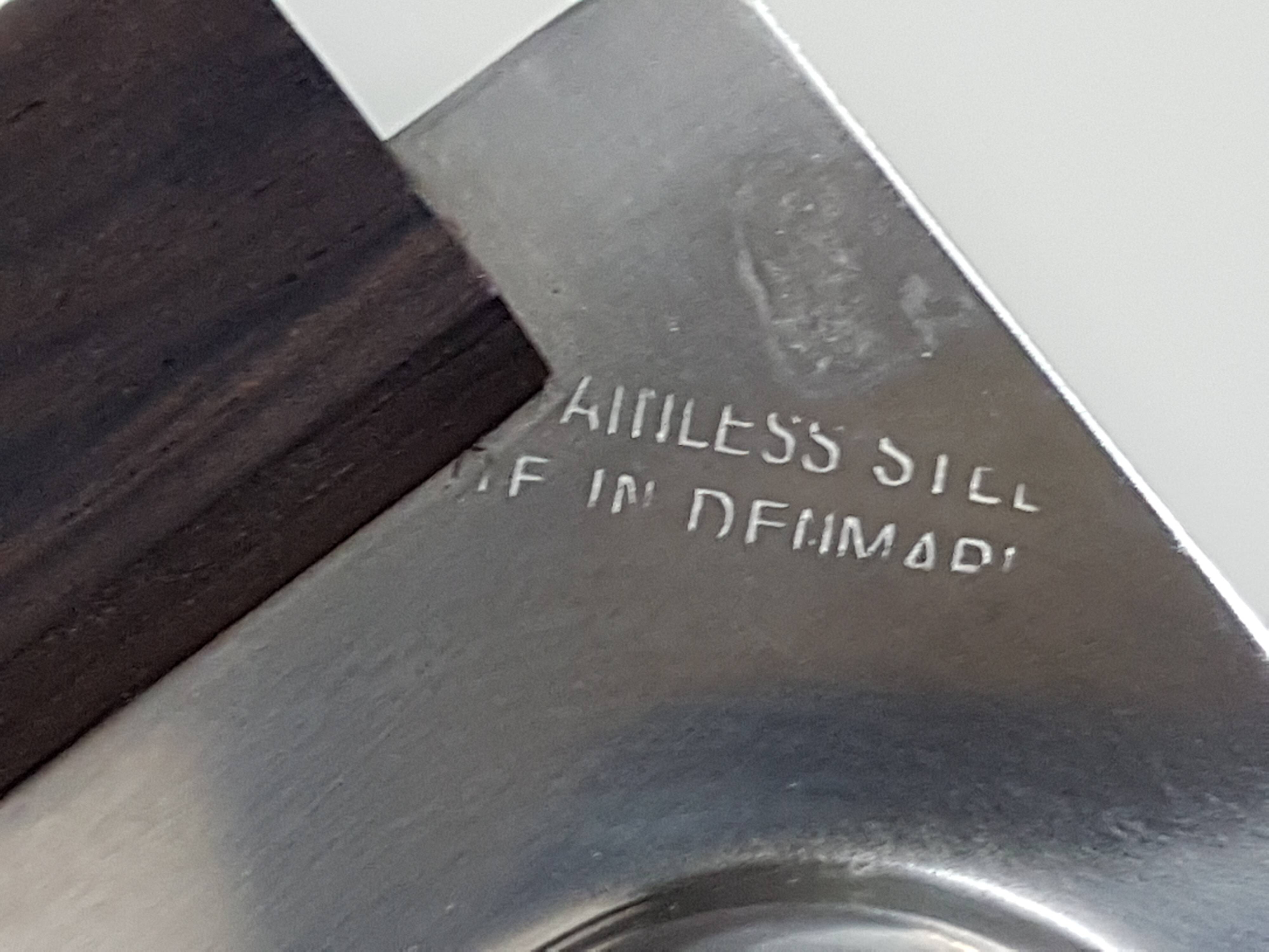 Vintage set of three trays, Denmark, 1960s.