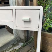 Bureau enfant rose poudré vintage