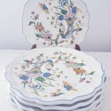 Set of 7 Gien plates - Cornucopia model