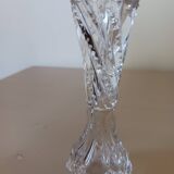 Cut glass vases.