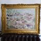 Oil on canvas signed  STourret village de beaulieu