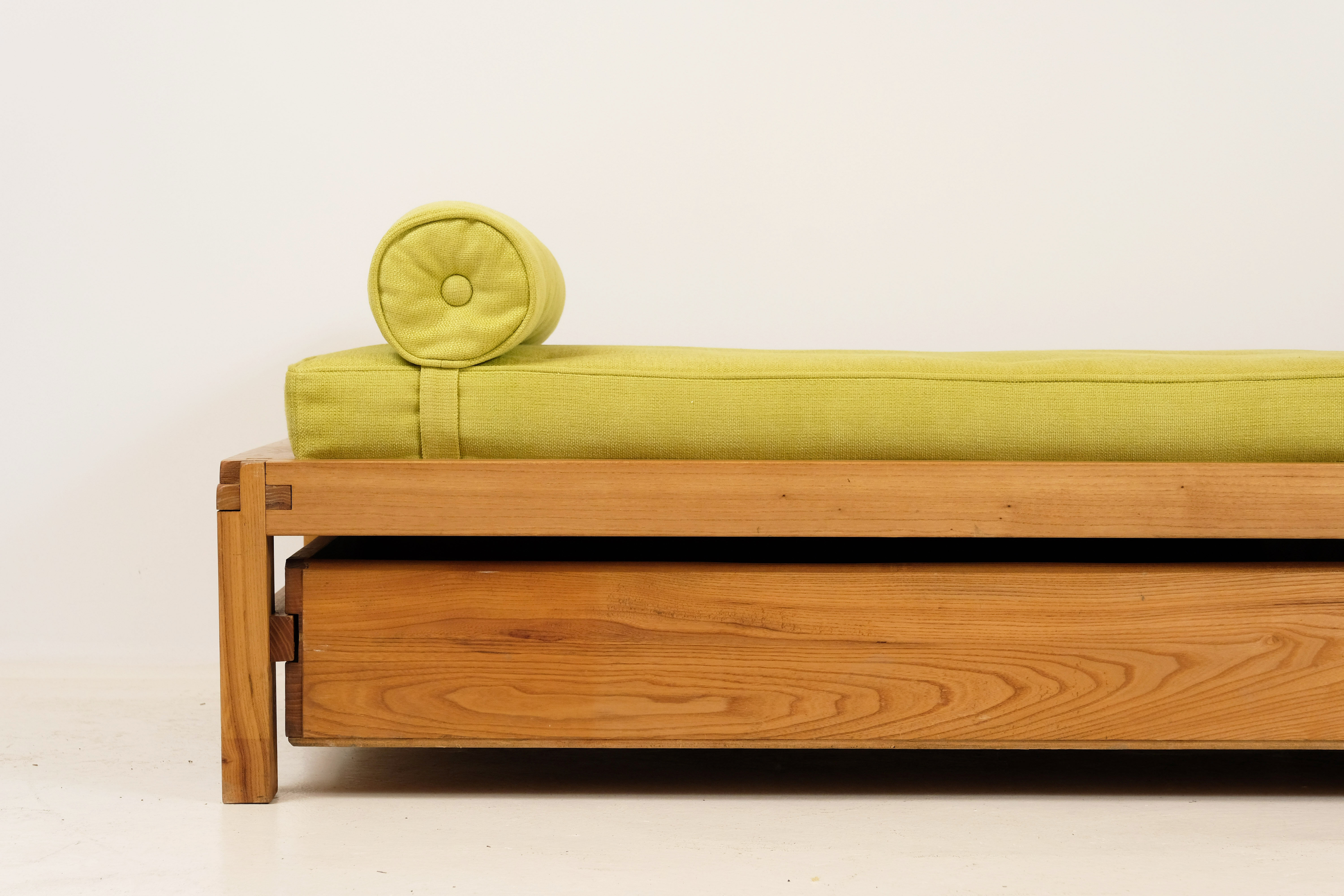 Bed L03 by Pierre Chapo in Massive Elm 1960