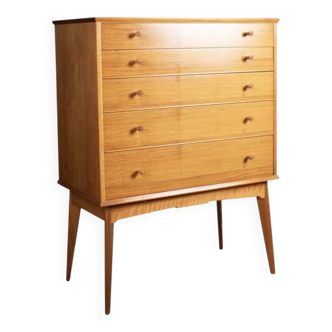 Alfred Cox's chest of drawers for Heals of London 1960