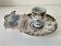 Geo Martel egg service Desvres no. 1687 – Lambrequin decoration
