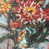 Oil on canvas signed