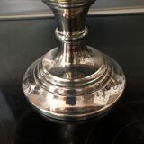 Very large silver metal cut