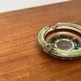 Studio pottery ashtray from mid-century German, 1960s.