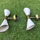 Appliques sconces « Papillon » style mid-century Stilnovo