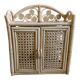 Rattan shelf bamboo 2 doors