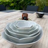 Set of 6 flower bowls