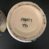 Pair of Annecy ceramic vases