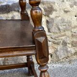 Art Deco 1930 Walnut Bench