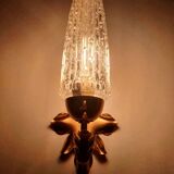 Pair of antique gilded wall sconces