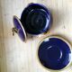 Set of 2 large coffee cups and sugar bowl Vallauris