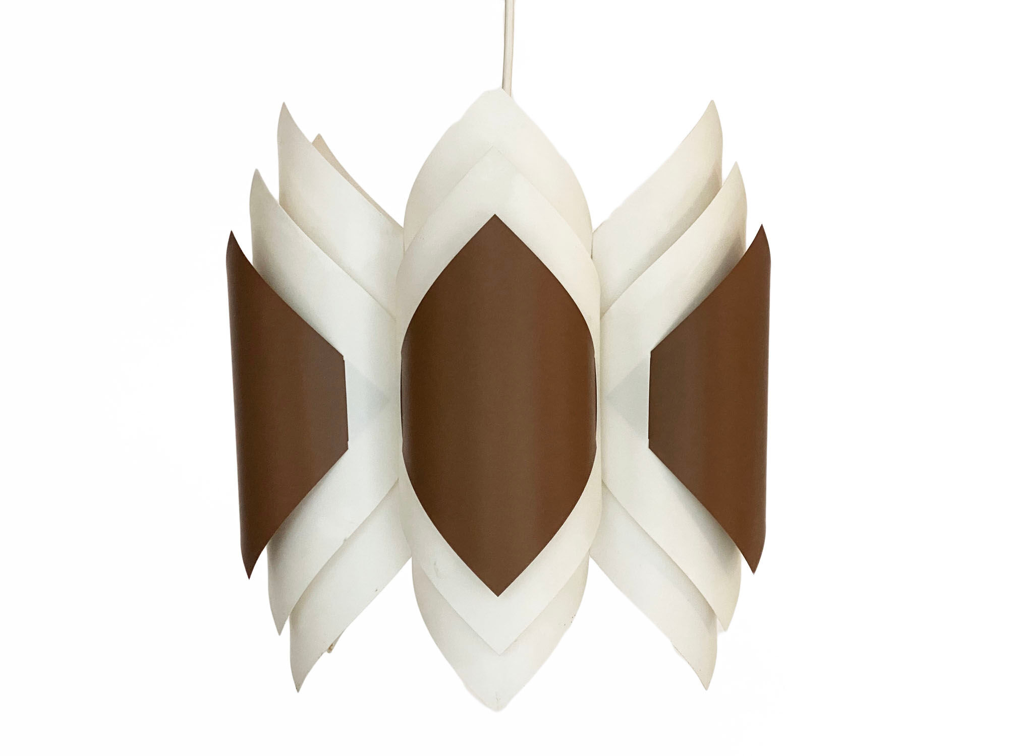 Plastic sheet pendant light "Balett" by Lars Schiøler for Hoyrup lighting