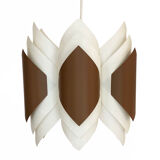 Plastic sheet pendant light "Balett" by Lars Schiøler for Hoyrup lighting