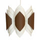 Plastic sheet pendant light "Balett" by Lars Schiøler for Hoyrup lighting