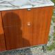 Florence Knoll buffet in wood and marble with chrome legs from the 1970s.