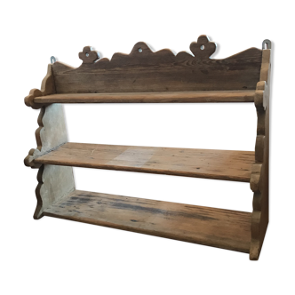Etagère murale en bois
