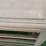 Old vintage chest of drawers with compass feet