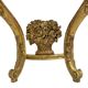 Louis XV period carved and gilded wooden console. Circa 1880.