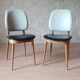 Paire de chaises Baumann Pégase vintage 1960