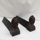 Old pair of iron channels
