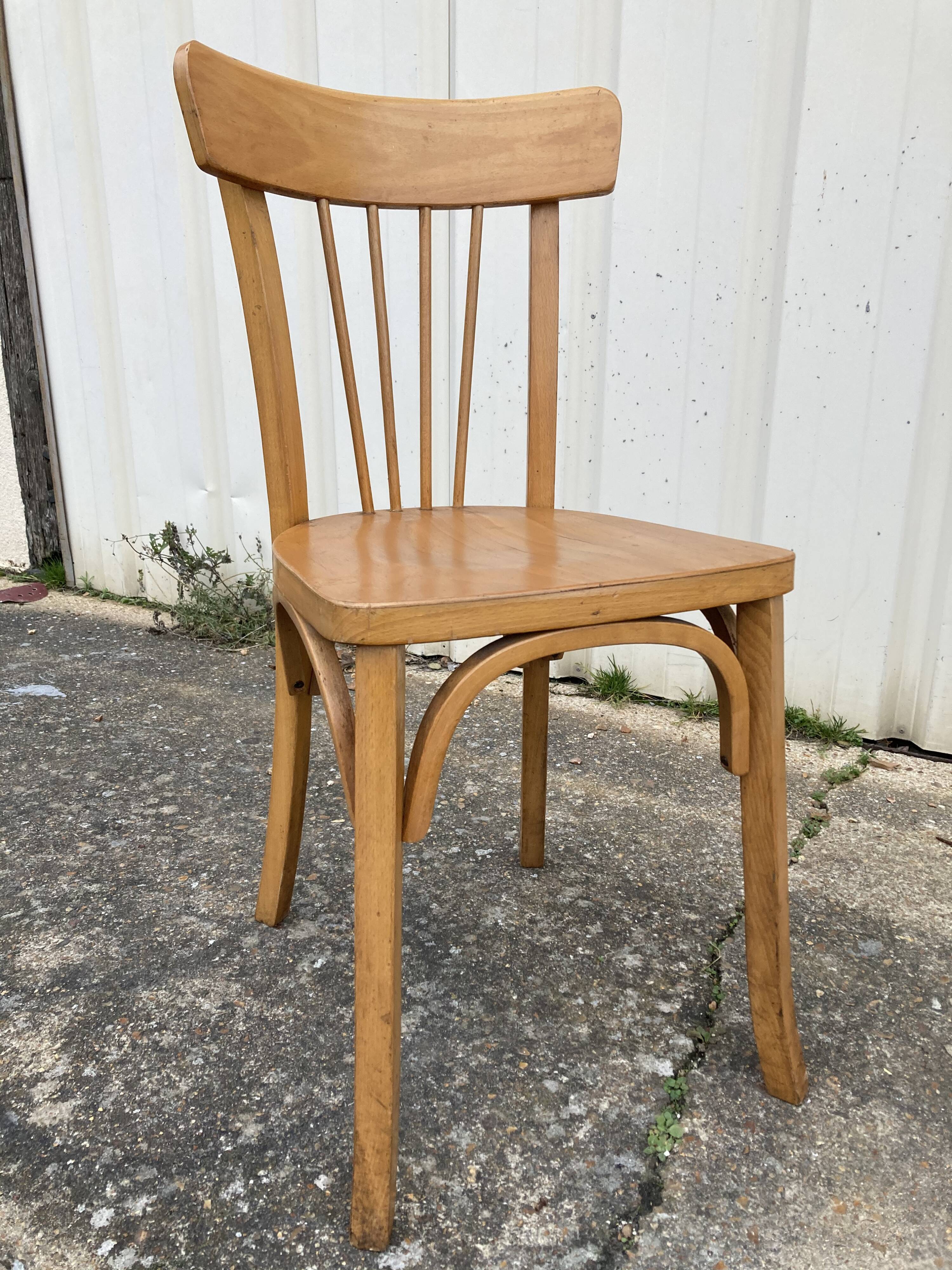 Old Scandinavian bistro chair
