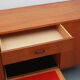 1960s sideboard in walnut with bar case