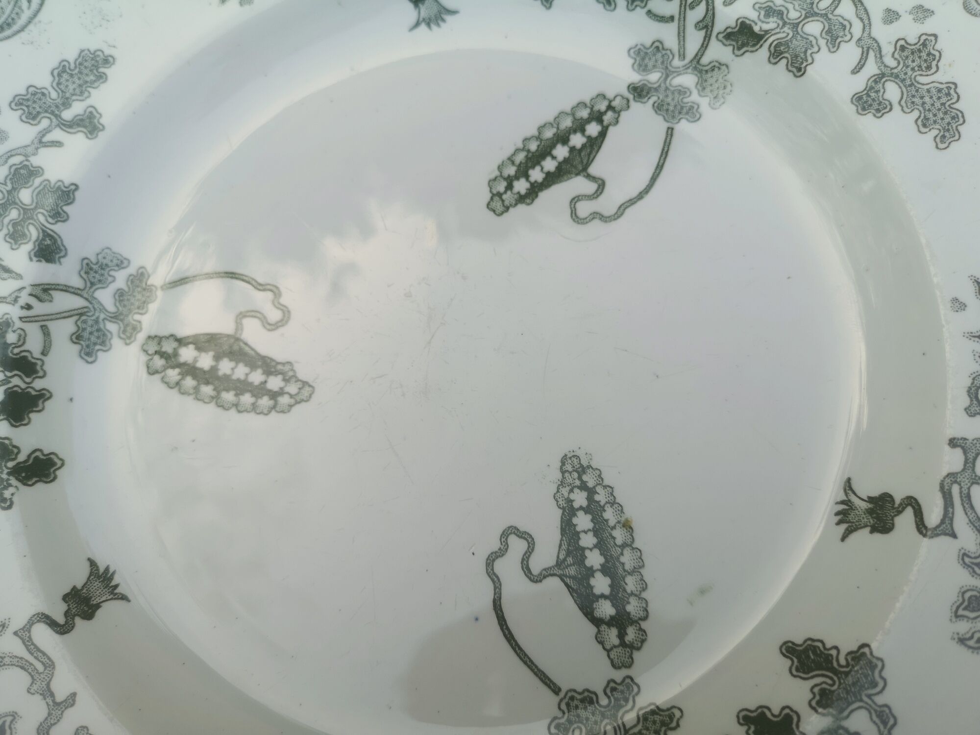 4 plates Terre de Fer Saint Amand Modern Style